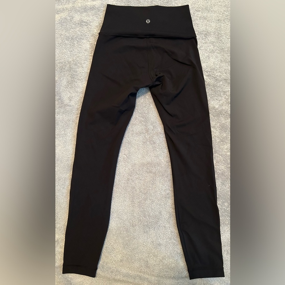 Lululemon Black Wunder Under High Rise Tight 25”